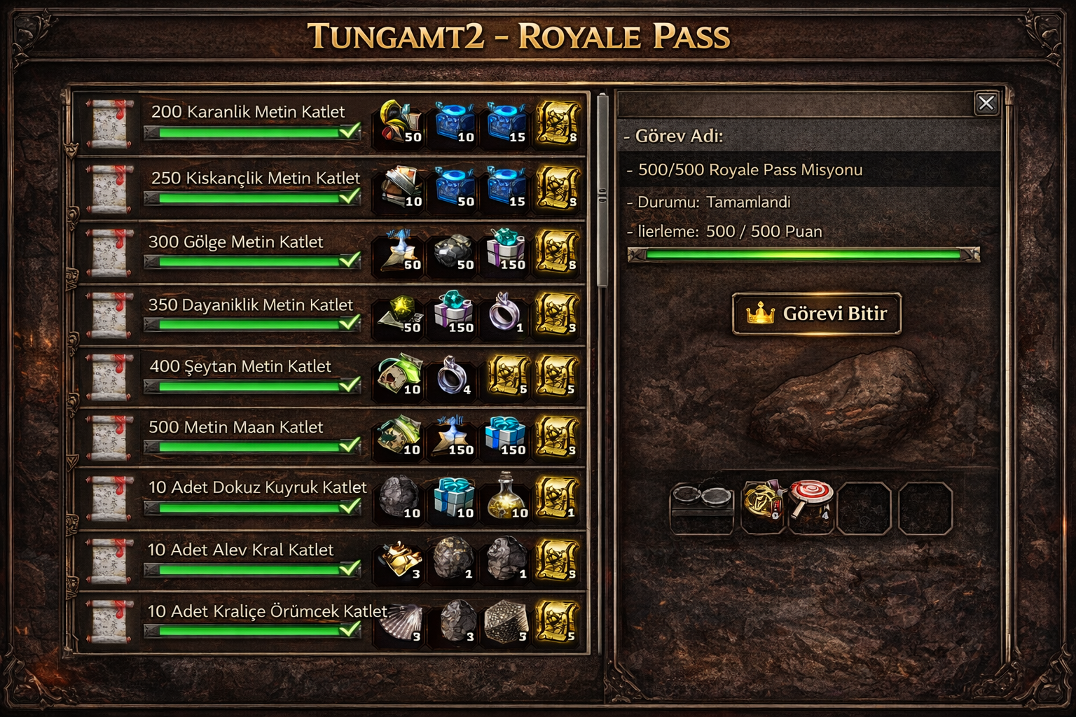 Eski Seviye Görevleri